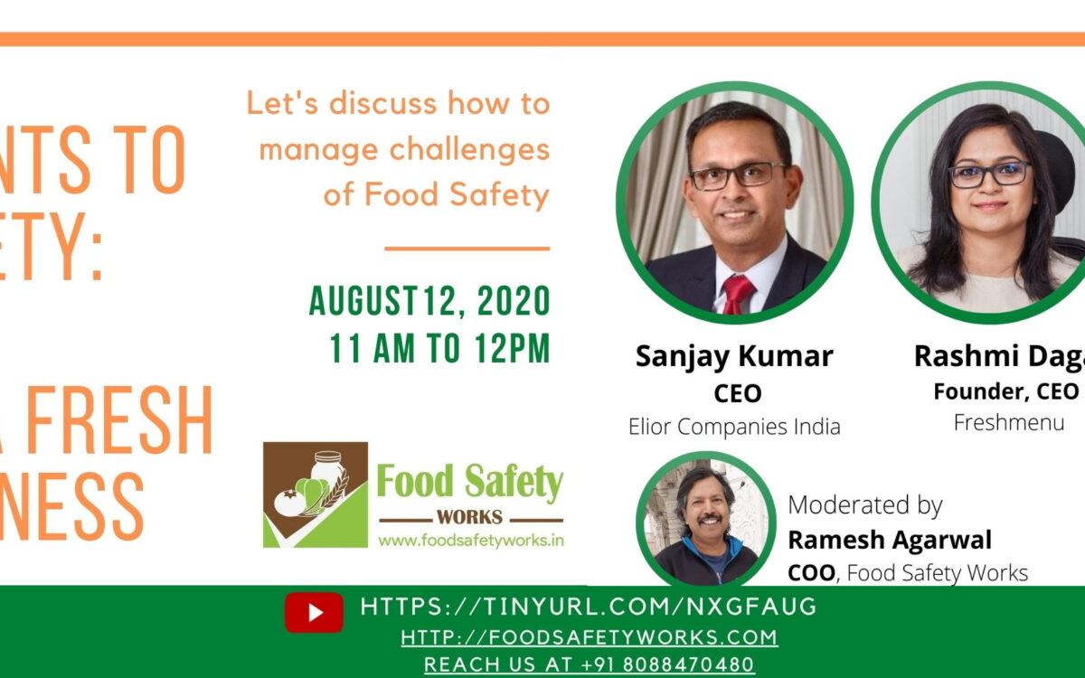 Webinar: Impediments to Food Safety in fresh food business - Food ...