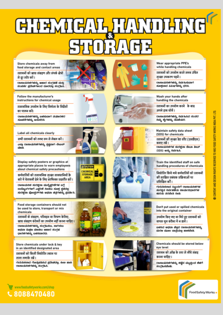 Chemical Handling & Storage - Food Safety Works