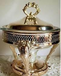 Kohinoor Handicrafts For Hotel and Restaurant Brass Food Warmer, Capacity:  5 Liter