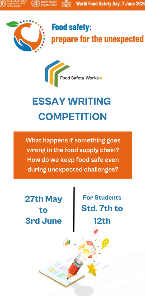 Essay writing- food safety day 24