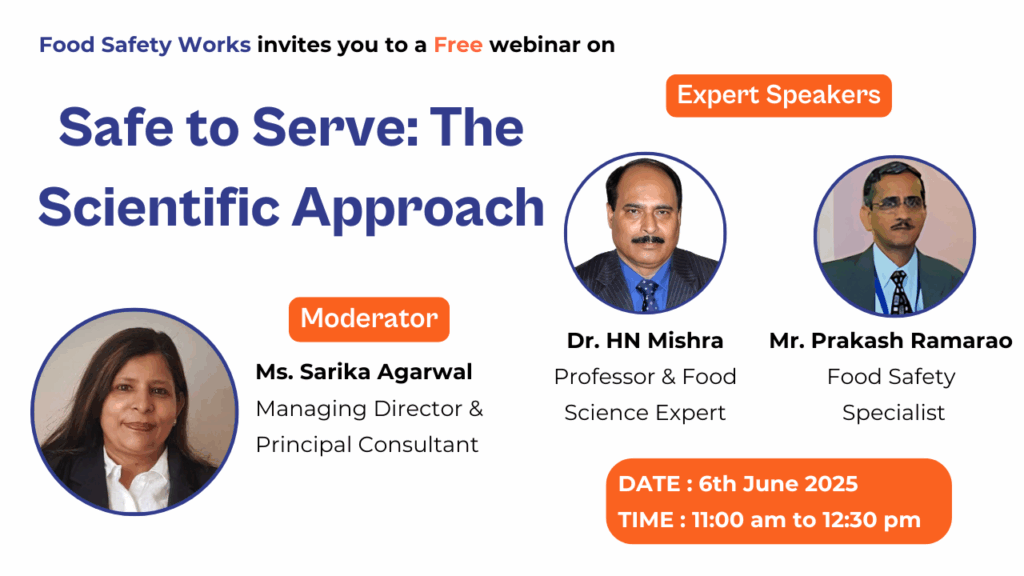 Webinar - Safe to Serve: The Scientific Approach