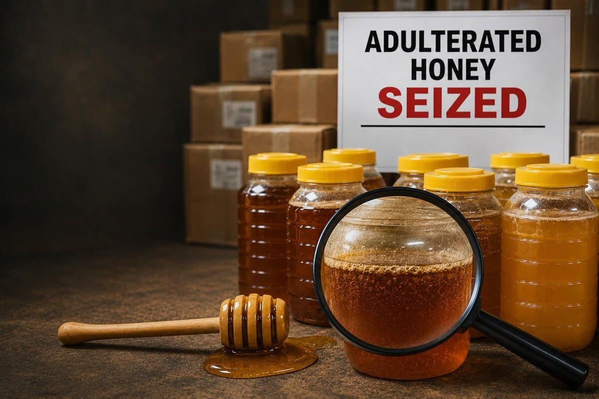 UP Officials Seize 15,000 Kg of Suspected Adulterated Honey in Hapur ...